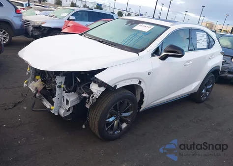 2021 Lexus Nx 300 F Sport из США, поврежденный, VIN JTJSARBZ2M2202450